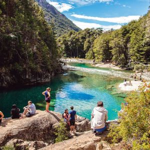 Trekking al cajón del Río Azul