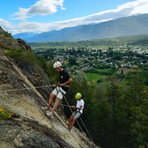 Rapel y escalada en el Cerro Amigo