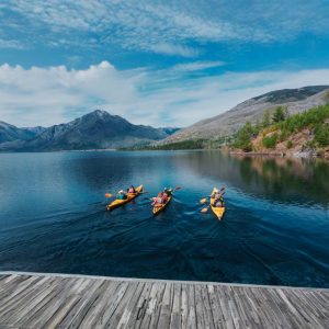 Kayak en el Lago Epuyén